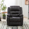 Electric Power Lift Recliner Chair Sofa Power Armchair Heated Massage Grey Merax