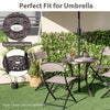 79 cm Diameter Round Table Garden Patio Cast Aluminum Table Dining Bistro Table