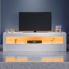 Modern TV Unit Stand Cabinet Sideboard High Gloss Front & Matt Body LED Lights