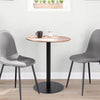 Black Metal Breakfast Bar Worktop Support Stand Dining Table Leg Stake Pedestal