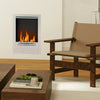 Stainless Steel Bioethanol Fire Indoor Ethanol Fireplace Insert Silver Tone New