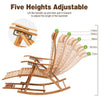 Foldable Recliner Rocking Chair Living Room Balcony Terrace Relax 200kg Loading