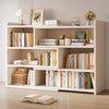Expandable Bamboo Desktop Bookshelf Desktop 3/4 Storage Rack Organizer Bookcase