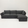 Panana Sofa Suite Set 3 2 or Corner Chaise in Dark Grey Or Light Grey