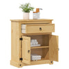 Bathroom Cabinet 70x33x80 Solid Wood Pine Y7P0