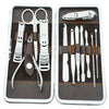 12pc Manicure Set & Pedicure Set Nail Kit with Cuticle Pusher & Cuticle Remover