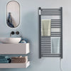 Electric Towel Rail Radiator Heated Bars Bathroom Towel Underwear Warmer Rack