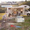 30L Car Refrigerator DC AC Dual Powered Portable Car Fridge Freezer APP Control