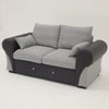 Luxury 2, 3 Seater Linen Fabric Couch Sofa Corner Chaise Settee Living Room Set