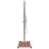 Outdoor Shower with Tray WPC Stainless Steel
