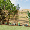 Privacy Wooden Garden Gate Pedestrian Fence Gate Porch Decorative Fence Panel