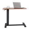 Mobile Over Bed Laptop Trolley Desk Overbed Hospital Adjustable Table w/ Wheels