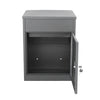 Lockable Metal Parcel Delivery Secure Dropbox Outdoor Storage Letter Post Box UK