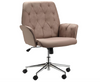 Vinsetto Office Desk Chair, Microfibre Vanity Chair with Height Adjust 44-2-160