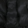 Rattan Leisure Chair w/ Cushion, Garden Egg Chair with Headrest, Sand