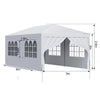 3x6M Gazebo Marquee Heavy Duty Garden Party Canopy Waterproof Tent with 4 Sides