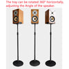 2x Universal Surround Sound Speaker Stands Floor Speaker Standing, Adjustable
