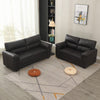 Luxury Faux Leather 2/3 Seater Sofa Couch Settee Padded Seat Armchair Furniture