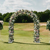 Extra Large Arch Wedding Backdrop Stand Metal Garden Arbor Shelf w/ Stable Base