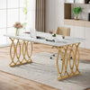 Tribesigns Executive Desk, Modern Large Office Computer Desk Conference Table