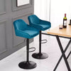 2x Bar Stools Breakfast Comfortable Swivel Gas Lift Kitchen Stool Leather Chairs