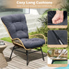 Garden Patio Wicker Chair Outdoor Rattan Dining Chair 180 kg