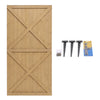 Wooden Garden Gate Outdoor Entrance Fence Security Door With Latch & Hings Kit