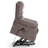 Recliner Armchair Electric Lift & Tilt Assist Chair Faux Leather Grey Mocha
