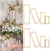 Tall Square Metal Geometric Stand Flower Vase Holder Party Wedding Centerpieces