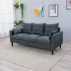Panana Linen Fabric 2 & 3 Seater Sofa Couch with Wood Legs 3 Colours
