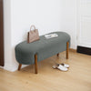 Faux Fur Shaggy Footstool Footrest Pouffe Foot Stool Padded Ottoman Seat Bench