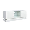 MODERN 160 CM TV UNIT STAND CABINET SIDEBOARD WITH HIGH GLOSS DOORS & LED LIGHTS