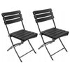 2Pcs Collapsible Outdoor Folding Garden Chair Camping Patio Dining Lounge Seat