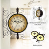Outdoor Garden Paddington Station Wall Clock Double Sided Hanging Bracket Clocks