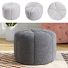 Soft Round Pouffe Chair Pouf Stool Sofa Footrest Footstool Sherpa Padded Seat UK