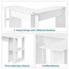 Corner Desk Office Desk L-Shaped Computer Desk Laptop Table for Home Office