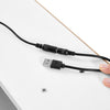 Bathroom Cabinet Mirror 1 Door LED Touch White Wall Mounted Storage Modern