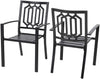 5 Piece Garden Patio Furniture Set Outdoor Table Chairs Set Dining Armchair
