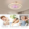 LED Ceiling Fan Light Dimmable Chandelier Lamp Living Room With Remote Control