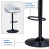 Set of 2 Barstool Kitchen Breakfast Swivel Pub Counter Gas Lift PU Leather Chair