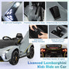 Battery Powered 4WD Sports Toy Car Lamborghini Licensed 12V Ride on Car-Grey