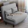 Folding Double/Single Fabric Sofa Bed Chair Sleep Lounge Sleeper Leisure Guest
