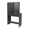 Vanity Dressing Table Stool Set Makeup Mirror/Drawers/Dimmabl 3 Colors LED Light