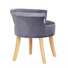 Velvet Dressing Table Stool Bedroom Vanity Makeup Stool Bedroom Chair Piano Seat
