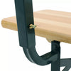 Folding Wooden Beer Table and Bench Set Garden Outdoor Bistro Bench Desk Chairs