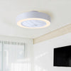 Modern Ceiling Fan Light LED Dimmable Chandelier with Remote Living Room Bedroom