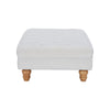 Large Stool Ottomans Tufted Button Pouffe Leisure Bench Coffee Table Living Room