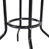 Outdoor Glass Metal Frame Bistro Dining Table Cocktail Table Garden Patio Table