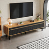 Modern TV Stand Storage Low Cabinet With 4 Doors TV Unit Sideboard Living Room