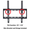 TV Wall Bracket Mount TILT For 26 32 40 50 55 Upto 65 Inch Flat LCD LED QLED TVs